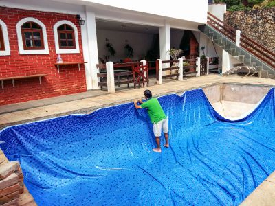 Pool Slide Installation