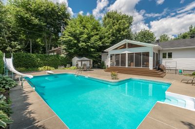 Pool Slide Installation