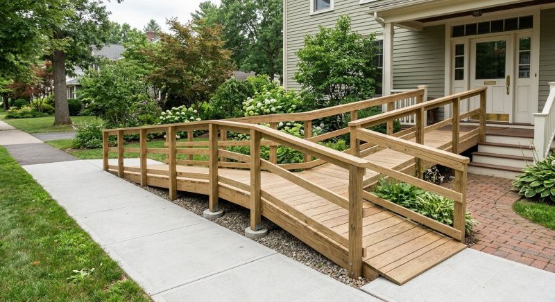 Porch Ramp Installation in Kansas City, KS